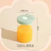 Bol para Comida de Bebé Resistente a Alto Boro, Apto para Cocinar al Vapor, con Tapa, Bol para Bebé, Recipiente Hermético de Almacenamiento, Caja de Conservación de Vidrio, Recipiente para Comida de Bebé