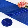 Camino de mesa para decoración de fiestas transfronterizas, camino de mesa de poliéster con lentejuelas para fiestas de cumpleaños, hotel, cenas occidentales y decoraciones de bodas