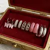 Pendientes Mariposa Creativos para Mujer Estilo Europeo y Americano Transfronterizos Set de 5 Piezas Pendientes de Cadena en Forma de C Simples y Únicos Venta al por Mayor