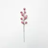 Adornos Florales Decorativos de Año Nuevo, Adornos de Flores Frutales de la Fortuna, Flores Artificiales, Fruta Roja de Acebo, Arreglo Floral de Mesa para Sala de Estar, Flor Artificial de Nochevieja