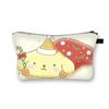 Nueva Bolsa de Cosméticos Navideña Sanrio Kolomi Merlot Moda Estudiante Linda Bolsa de Almacenamiento de Dibujos Animados