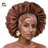 Grande Estampado Banda de Cabelo Nightcap Bohemian Tape Chapéu Sade Touca de Banho Salão de Beleza Chapéu de Maquiagem