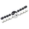 Pulsera de Mejores Amigos Simple Personalizada Yin Yang Tai Chi Bagua de Piedra Natural con Cuentas Popular Transfronteriza Pulsera de Pareja Simple