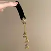 Charme Antigo~Franja de Sino de Prata Grampo de Cabelo Novo Design de Nicho Chinoiserie Grampo de Cabelo Clip Lateral para Franja de Alta Qualidade
