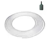 Manguera de oxígeno 4*6mm tubo de bomba de aire válvula de parada válvula antirretorno pecera T piedra de aire ventosa suministros accesorios