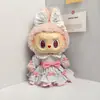 [Solo Ropa de Bebé] Ropa de Reemplazo para Muñeco de Peluche de Vinilo Labubu de 38 cm Falda Mokoko para Muñeco Labubu