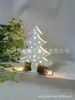 Plywood Navideño de Madera, Copo de Nieve, Árbol de Navidad, Iluminación LED, Adornos, Iluminación Creativa de Plywood Ensamblado