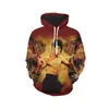 2023 [tela para la salud] Popular serie europea y americana de dragones de kung fu Sudadera con capucha de forro polar impresa en 3D para hombre y mujer