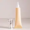 Bico Combinado D19 para Tampa Pontiaguda Cosméticos para Olhos Embalagem PE Material Tubo Macio Creme para Acne Gel Tubo de Beleza 15-25ml