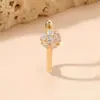 Clipes de Nariz em U Europeus e Americanos de Venda Quente Transfronteiriça com Design Único, Clip de Nariz Sem Furo, Acessório de Nariz Ajustável na Moda, Argola de Nariz