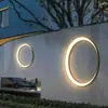 Lámpara de Pared Impermeable para Exteriores en Forma de Media Luna para Pared de Fondo, Pasillo, Patio, Ambiente de Restaurante, Lámpara de Calle de Luz de Luna