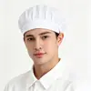 Gorras de trabajo transfronterizas, gorros para fábrica de alimentos, gorros a prueba de polvo e higiene para talleres, gorros de chef de cocina, gorras de trabajo para cafeterías y catering.