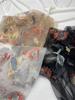 Directo de fábrica moda ropa de mujer y niño tiburón algas malla bordado encaje tela tela bordada