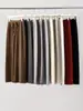 Pantalones de Lana 100% Pura de Pierna Ancha con Cintura Elástica y Cordón para Otoño e Invierno, Casual Holgado Versátil con Caída Rectos de Lana