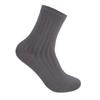 Calcetines de verano para hombre, de doble aguja, de algodón peinado, de color liso, absorbentes del sudor, desodorantes, de negocios, de algodón