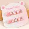 Adesivos de Unha Sanrio para Meninas, Adesivos de Unha Gatinho Estéreo, Adesivos de Unha Fofos de Desenho Animado para Crianças