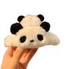 Lindo Panda de Peluche con Pinza para el Pelo Trasero de Mujer Pinza de Dibujos Animados Pinza de Disco para el Pelo Pinza de Tiburón Accesorios para el Cabello Tocado Otoño e Invierno
