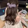 Pinza de Plátano para Niña Dulce con Lunares de Luz de Luna y Colores Contrastantes, Pinza de Pelo de Moño, Versátil Dulce Juvenil para Cola de Caballo Alta