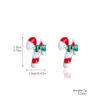 Pendientes de Navidad Europeos y Americanos Set de Pendientes de Navidad Copo de Nieve Campana Pendientes de Navidad Árbol de Navidad Pendientes de Navidad Transfronterizos