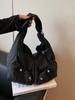 Bolso Bandolera para Mujer, Bolso Plegado de Cordón de Gama Alta Versátil Ligero Acolchado, Bolso Tote Cruzado, Bolso de Mujer, Mochila Dulce para Estudiante