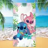 2026 Atacado Transfronteiriço Desenho Animado Fofo Stitch Toalha de Praia Temu Dropshipping Toalha de Banho Infantil Toalha de Secagem Rápida Absorvente