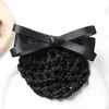 Flor de Cabelo Profissional Estilo Coreano Grampo de Cabelo com Laço Rede de Cabelo para Banco Postal Stewardess Enfermeira Grampo de Cabelo Feito à Mão