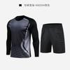 Traje de Portero de Fútbol para Hombre Adulto Traje General de Portero para Niños Manga Larga Ropa de Portero Equipo de Fútbol Estampado Estampado