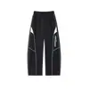 Pantalones rectos de punto gofrado con costuras de contraste para hombre ACU, nuevos pantalones anchos casuales de tendencia de marca para otoño/invierno 2026, pantalones curvos