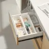 Organizador de Caja de Almacenamiento Divisoria para Cajón de Cocina con Divisores Integrados, Retráctil, para Cubiertos Cosméticos