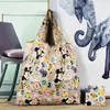 Bolsa de Compras de Supermercado Mediana en Stock, Bolsa de Compras Ecológica Plegable Ligera, Bolsa de Almacenamiento Portátil Tela Oxford 210D