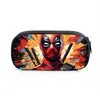 Nueva Estuche de Lápices de Deadpool y Wolverine Estudiante Gran Capacidad Caja de Papelería Genial Poliéster Resistente al Desgaste Estuche de Lápices de Almacenamiento Lote