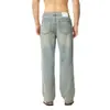 Novos Jeans Rasgados Lyocell de Perna Reta Estilo Verão e Primavera Clanfit