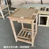 Muebles de madera maciza sin terminar, productos semiacabados a granel, sofá largo estilo chino antiguo, silla estilo sombrero oficial de caucho sin pintar, mesa de centro.