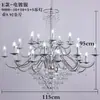 Novo Estilo Salão de Casamento Arte em Ferro Galvanizado Prata Cristal Lustre Pavilhão de Cerimônia Luz de Teto Adereços de Casamento Decoração em Acrílico