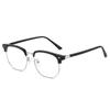 Nueva Tendencia de Moda Gafas Planas de Metal con Luz Anti-azul Gafas Ultraligeras tr90 Estilo Coreano para Fotografiar Gafas Transfronterizas