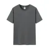Nova Camiseta de Gola Redonda Cor Macaron de Verão Roupas para Aula de Jardim de Infância Roupas Diárias para Atividade Pai-Filho em estoque