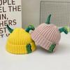 Gorro de otoño e invierno para bebé, bonito y súper lindo gorro de lana con forma de dinosaurio, jersey cálido de punto para niños y niñas de invierno.
