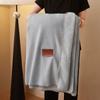 Manta de Cachemira Sintética Engrosada Manta para Siesta en la Oficina Manta Pequeña de Terciopelo Coral Manta Chal para Sofá Aire Acondicionado para Cama
