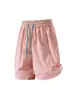 Pantalones de Cinco Puntos Ligeros Versátiles Sueltos de Seda Helada Secado Rápido de Verano para Hombre Marca de Moda Pantalones Deportivos Simples Populares de Longitud Media