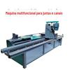 Shoucai eixo vertical de costura, aplainamento e encaixe máquina integrada caixão máquina de costura dovetail Tenon máquina integrada Costura e aplainamento automático rotativo