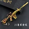 24cm completo com M416 cinco garras Dragão Dourado panela caixa de presente terno liga modelo decoração paz periféricos props