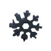 Llave copo de nieve multifuncional 18 en 1 de uso múltiple, combinación de tarjeta de herramienta, tarjeta de herramienta hexagonal de ciruela de uso múltiple