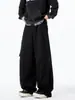 Pantalones Cargo Rectos para Hombre de Estilo Retro Americano de Montaña para Exteriores con Múltiples Bolsillos, Pantalones Casuales Versátiles de Pierna Ancha Sueltos de Moda para Verano