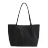 Bolso de Hombro Grande de Gamuza para Viaje de Otoño Nuevo Estilo Coreano 2025 Casual Simple para Mujer INS