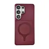 Capa de celular Samsung S26 Ultra compatível com o exterior, com padrão lichia, Capa magnética S25 em formato de raquete, Capa protetora anti-queda S24