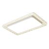 [Selección Estricta] Lujo Ligero Sentido Avanzado Minimalista Italiano Lámpara Principal para Sala de Estar Moderna Lámpara de Techo Rectangular Lámparas para Toda la Casa