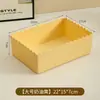 Caja de almacenamiento de escritorio, organizador de cosméticos, contenedor de almacenamiento de plástico, cesta de almacenamiento para el hogar para artículos varios y bocadillos, caja de almacenamiento para organizar artículos en habitaciones de estudiantes y baños