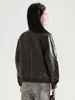 Jaqueta de Couro Estilo Coreano Maillard para Meninas 2026 Outono Novidades Infantis Retro Gola Lapela Solta Peça Superior Outerwear Tendência