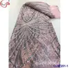 Vestido de Novia Retro Francés de Ancho Completo con Cuentas, Lentejuelas Bordadas, Encaje, Vestido, Malla Bordada, Venta al por Mayor