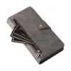 Funda de Cuero para Teléfono con Hebilla de Remache y Cremallera, Modelo Adecuado para Redmi Note 14 Pro Note 13 5G/K60U con Ranura para Tarjetas